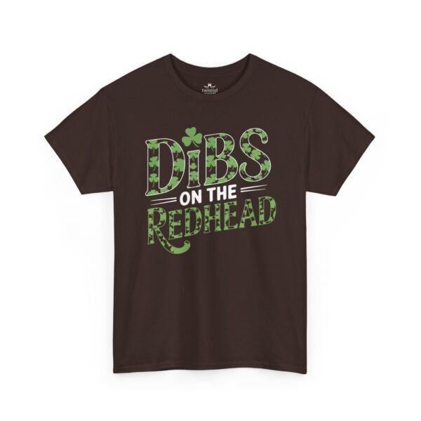 Dibs on the Redhead T‑Shirt - St. Patrick’s Day Shamrock Graphic Tee