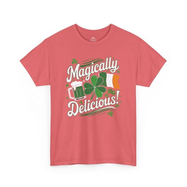 St. Patrick's Day T-Shirt — "Magically Delicious!" Shamrock Beer Tee