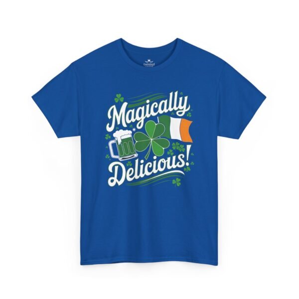 St. Patrick's Day T-Shirt — "Magically Delicious!" Shamrock Beer Tee