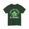 St. Patrick's Day Tee - "Let's Get Ready To Stumble" Beer & Shamrock Graphic