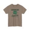 Shenanigans Social Club T‑Shirt — Plaid Shamrock St. Patrick’s Day Tee