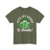St. Patrick's Day Tee - "Let's Get Ready To Stumble" Beer & Shamrock Graphic