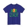 Rub Me For Luck T-Shirt — Funny St. Patrick’s Day Shamrock & Pot of Gold Tee