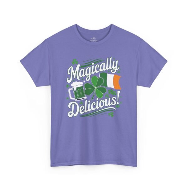 St. Patrick's Day T-Shirt — "Magically Delicious!" Shamrock Beer Tee