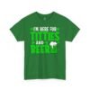 I'm Here For Titties and Beer T‑Shirt – Funny St. Patrick's Day Party Tee