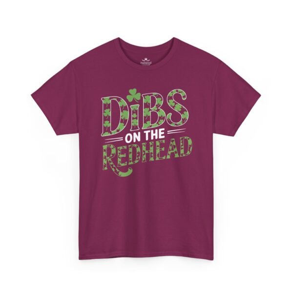 Dibs on the Redhead T‑Shirt - St. Patrick’s Day Shamrock Graphic Tee