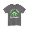 St. Patrick's Day Tee - "Let's Get Ready To Stumble" Beer & Shamrock Graphic