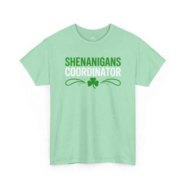 Shenanigans Coordinator T-Shirt — Funny St. Patrick’s Day Shamrock Tee
