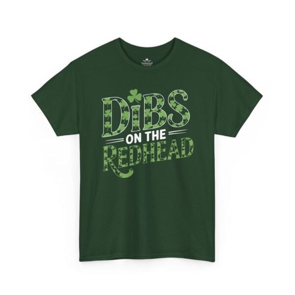 Dibs on the Redhead T‑Shirt - St. Patrick’s Day Shamrock Graphic Tee