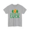 Rub Me For Luck T-Shirt — Funny St. Patrick’s Day Shamrock & Pot of Gold Tee
