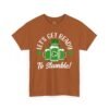 St. Patrick's Day Tee - "Let's Get Ready To Stumble" Beer & Shamrock Graphic