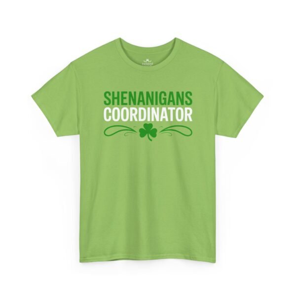 Shenanigans Coordinator T-Shirt — Funny St. Patrick’s Day Shamrock Tee