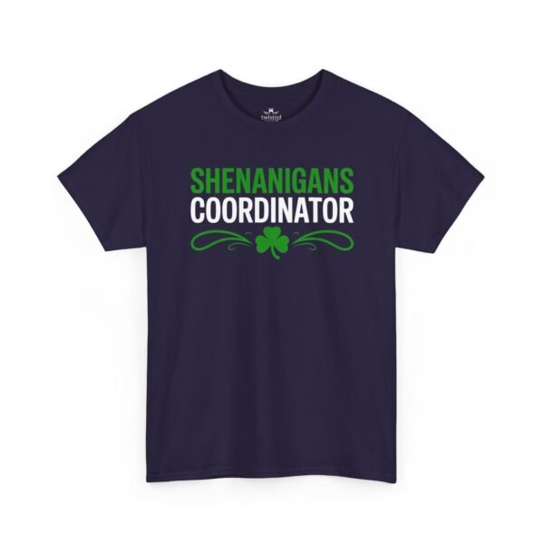 Shenanigans Coordinator T-Shirt — Funny St. Patrick’s Day Shamrock Tee