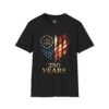 250 Years American Flag Heart T-Shirt – 1776–2026 Patriotic Anniversary Tee