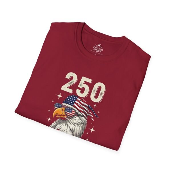 250 Years Baby Eagle T-Shirt – Patriotic American Flag Bald Eagle Tee for Independence Day & 4th of July