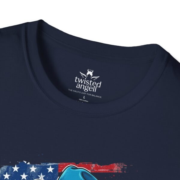 10625206407453305364_2048.jpeg Cowgirl Flag T-Shirt — "This One's For Toby" Patriotic Rodeo Tee