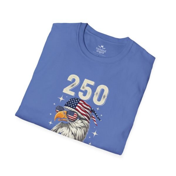 250 Years Baby Eagle T-Shirt – Patriotic American Flag Bald Eagle Tee for Independence Day & 4th of July