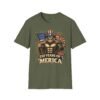 250 Years of 'Merica T-Shirt — Patriotic American Flag Bigfoot Graphic Tee
