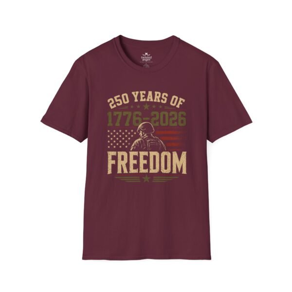 Freedom Soldier  1776-2026 T-Shirt — 250 Years of Freedom Patriotic Tee