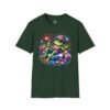 10929094568523774653_2048.jpeg Fourth of July Patriotic Frog with Beer T-Shirt — Relaxing American Flag Pool Float Design