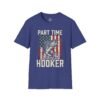 10936504157649935266_2048.jpeg Part Time Hooker Fishing T-Shirt — Patriotic Bass Angler Tee