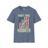 11350286568034360850_2048.jpeg Part Time Hooker Fishing T-Shirt — Patriotic Bass Angler Tee