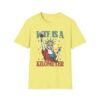WTF Is A Kilometer T-Shirt — Funny Patriotic Statue of Liberty Travel Humor Tee