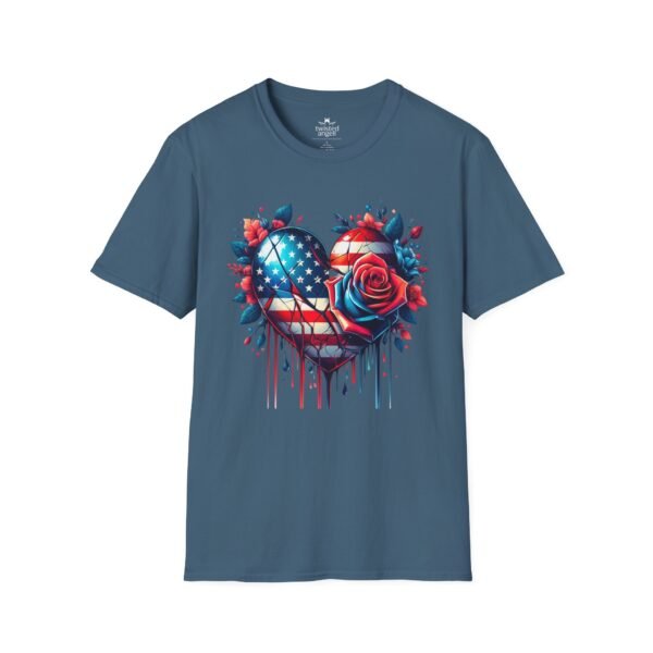11471333060580193430_2048.jpeg Patriotic Broken Heart Tee — American Flag & Rose Graphic T-Shirt