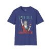 WTF Is A Kilometer T-Shirt — Funny Patriotic Statue of Liberty Travel Humor Tee