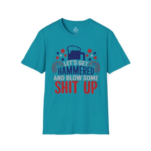1178859584808978539_2048.jpeg Hammered Beer T-Shirt – "Let's Get Hammered and Blow Some Shit Up" Patriotic Party Tee