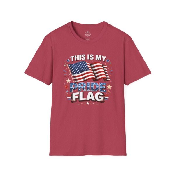 This Is My Pride Flag T-Shirt — American Flag Patriotic Tee for 4th of July