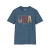 12389186180682583487_2048.jpeg USA Patriotic T-Shirt — Vintage Flag "EST. 1776" Graphic