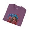 12428833460424824976_2048.jpeg Cowgirl Flag T-Shirt — "This One's For Toby" Patriotic Rodeo Tee