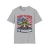 12463855031617683390_2048.jpeg 250 Years of Freedom Motorcycle Frog T-Shirt — Patriotic 4th of July Tee