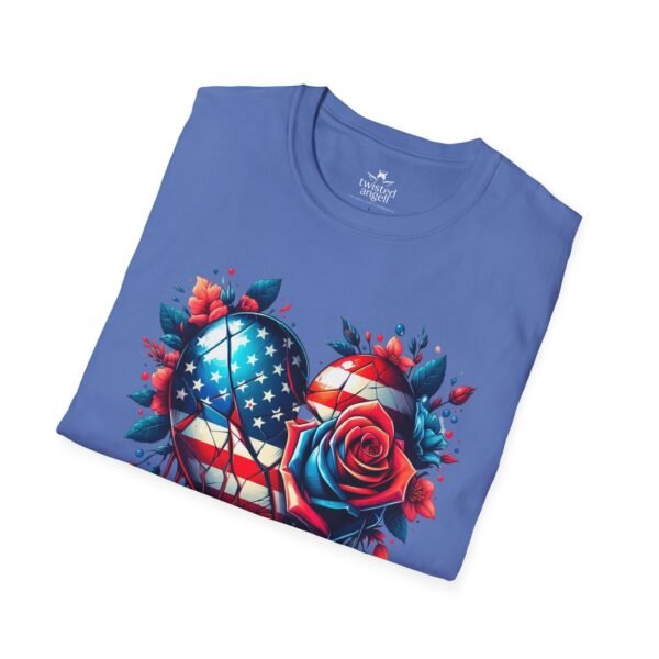 12507531056687360709_2048.jpeg Patriotic Broken Heart Tee — American Flag & Rose Graphic T-Shirt