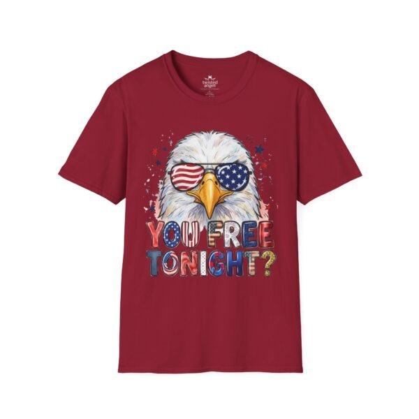 12599954979041113590_2048.jpeg Patriotic Eagle T-Shirt - "You Free Tonight?" 4th of July Tee