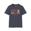 12666924822786714001_2048.jpeg USA Patriotic T-Shirt — Vintage Flag "EST. 1776" Graphic