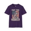 12779074995113957610_2048.jpeg Part Time Hooker Fishing T-Shirt — Patriotic Bass Angler Tee