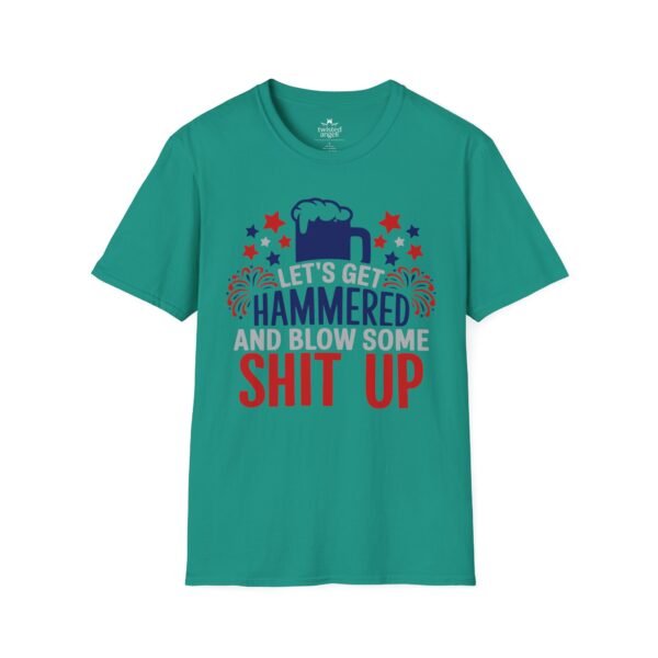 13051960532411244570_2048.jpeg Hammered Beer T-Shirt – "Let's Get Hammered and Blow Some Shit Up" Patriotic Party Tee