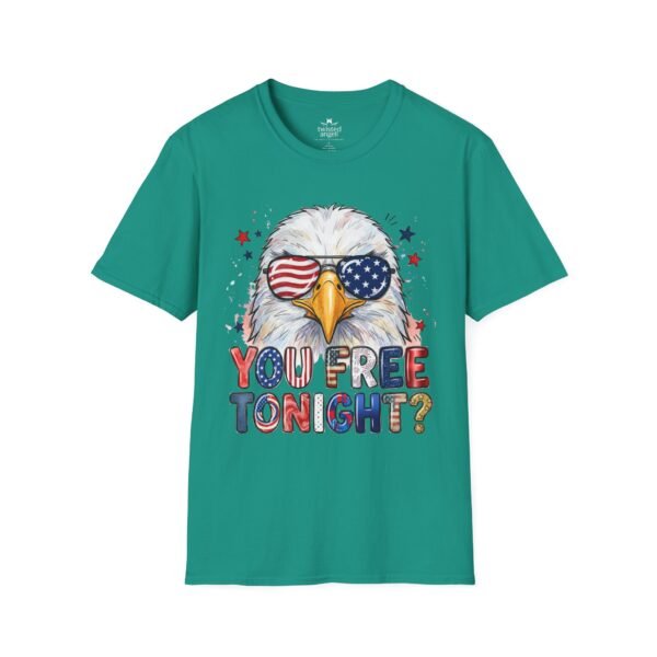 13097483445708297714_2048.jpeg Patriotic Eagle T-Shirt - "You Free Tonight?" 4th of July Tee