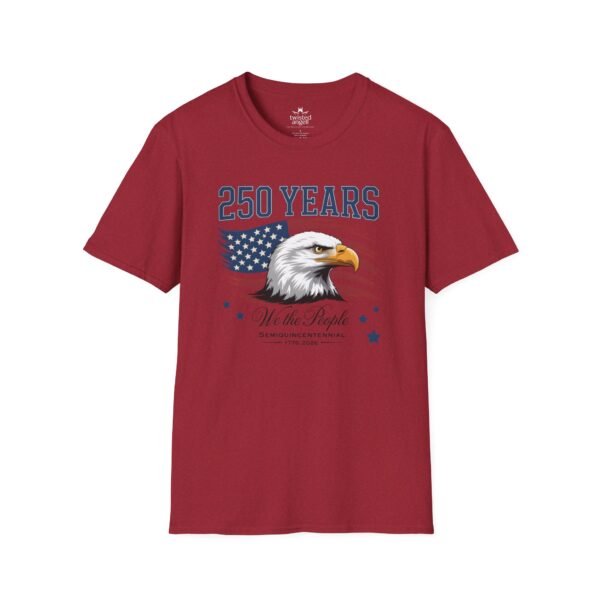 250 Years Eagle Flag T-Shirt — "We the People" Patriotic Anniversary Tee