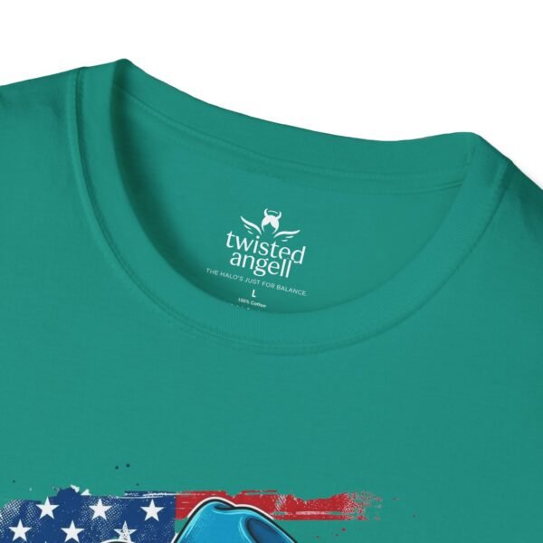 13270519194819031237_2048.jpeg Cowgirl Flag T-Shirt — "This One's For Toby" Patriotic Rodeo Tee