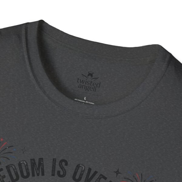 Stay Feral Raccoon T-Shirt — "Freedom Is Overrated" Patriotic Funny Tee