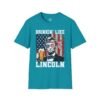 13412711989524657302_2048.jpeg Drinkin' Like Lincoln T-Shirt – Patriotic Abe Lincoln Beer Graphic Tee for 4th of July & Parties