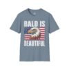 13459705332371748913_2048.jpeg Bald Is Beautiful Eagle T-Shirt — American Flag Patriotic Shirt for Bald Pride