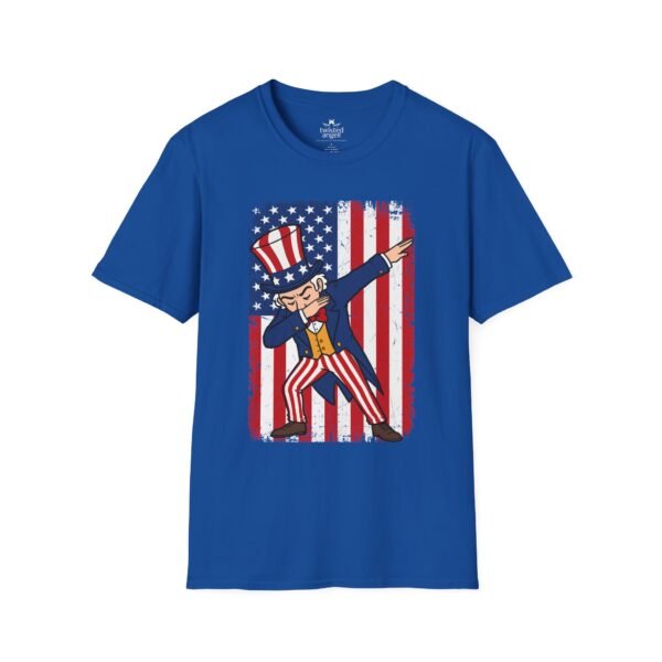 13647231967688811668_2048.jpeg Uncle Sam Dabbing T-Shirt – Patriotic USA Flag 4th of July Tee