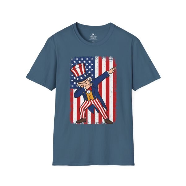 13718733973579948523_2048.jpeg Uncle Sam Dabbing T-Shirt – Patriotic USA Flag 4th of July Tee