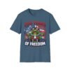 13730352719569725622_2048.jpeg 250 Years of Freedom Motorcycle Frog T-Shirt — Patriotic 4th of July Tee