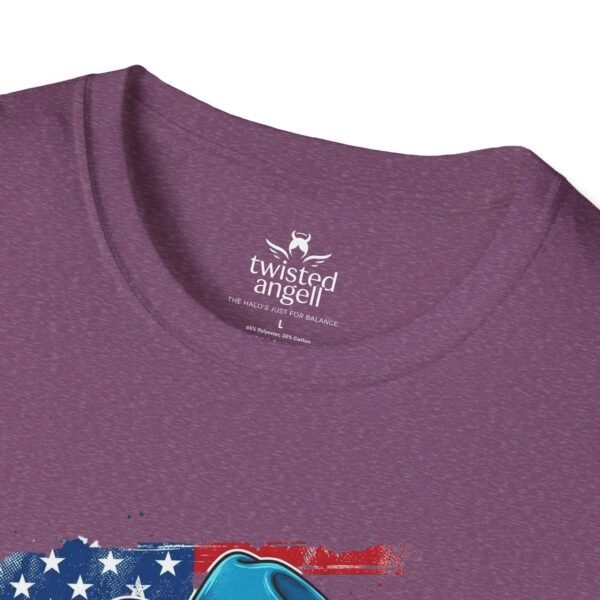 13782123067945984976_2048.jpeg Cowgirl Flag T-Shirt — "This One's For Toby" Patriotic Rodeo Tee