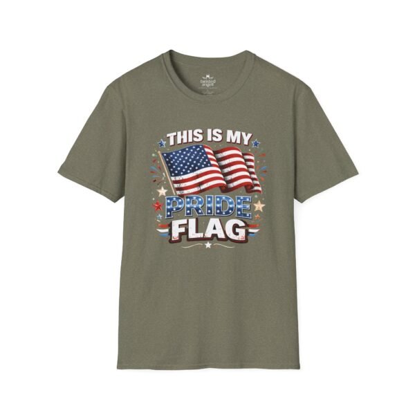 This Is My Pride Flag T-Shirt — American Flag Patriotic Tee for 4th of July